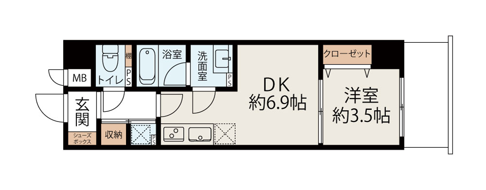 Cタイプ　56.42㎡